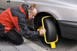 Auto mit Parkkralle