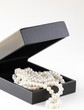 macro pearls in black gift box