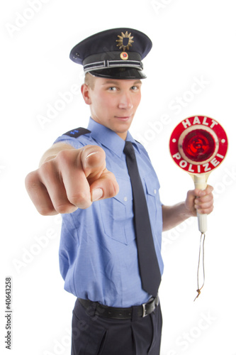Photo: Polizei in Uniform Polizei in Uniform