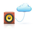 Cloud storage concept