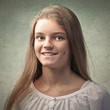 Smiling teen