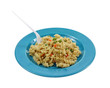Rotini Pasta and Fork Rotini Pasta and Fork