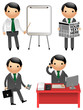 Vector: Businessman Character Vector Illustration Businessman Character Vector Illustration