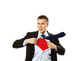 Superhero businessman