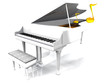 the white piano
