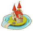 cartoon castle