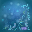 Background, butterflies and flowers Background, butterflies and flowers