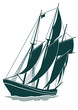 altes Segelschiff