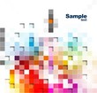 abstract colorful mosaic background vector