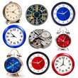 set of clocks