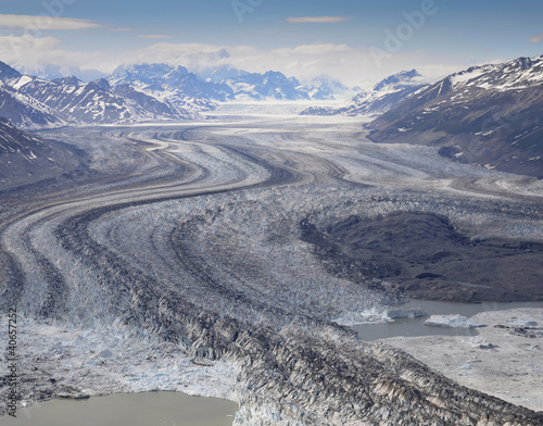 Photo: Gletscher, St Elias Range, Kanada Gletscher, St Elias Range, Kanada