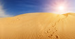 Photo: Sand dunes in Sahara Sand dunes in Sahara