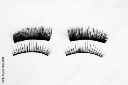 Photo: False eyelashes in black False eyelashes in black