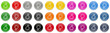 Daumen hoch, runter buttons Sammlung