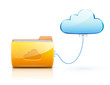 Cloud computing concept