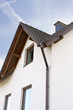 Downspout on a Home