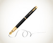 Fountain pen. Vector Fountain pen. Vector