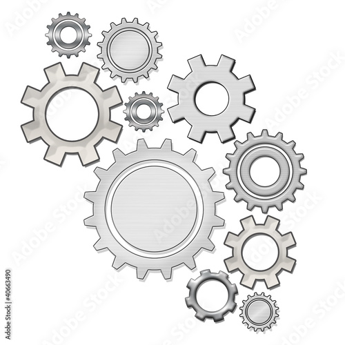 Illustration: Zahnräder Zahnräder