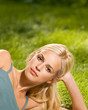Young beautiful woman, outdoors