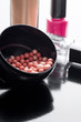 cosmetics. blush and tonal cream cosmetics. blush and tonal cream