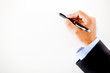 Business hand sketching
