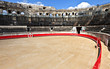 intérieur des arènes de nîmes