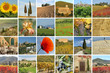 collage with fantastic tuscan landscape, Italy, Europe collage with fantastic tuscan landscape, Italy, Europe