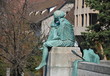 Sitting Helvetia Statue in Basel, Switzerland Sitting Helvetia Statue in Basel, Switzerland