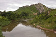 Landscape in India near Khajuraho