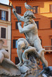 Rome, Navona square, Fountain of Neptune detail Rome, Navona square, Fountain of Neptune detail