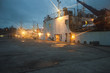 Harbor at the night, Port Blair, India