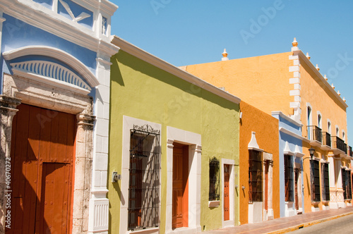 Photo: Colonial architecture in Campeche (Mexico) Colonial architecture in Campeche (Mexico)