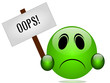 Oops icon - emoticon