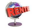 3D Geldglobus - RENTE