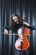 Man playing the cello Man playing the cello