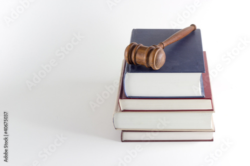 Photo: Gavel Atop Legal Texts Gavel Atop Legal Texts