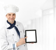Photo: Chef presenting menu Chef presenting menu