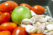 tomatoes. lemon and garlic