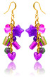 Jewellery and fashion concept with earrings Jewellery and fashion concept with earrings