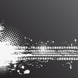 Grunge tire track background