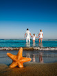 summer holiday - family at the beach