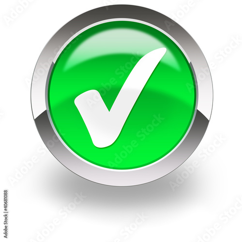 Illustration: green tick icon green tick icon