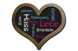 Herz mit Emotionen