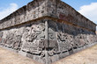 Temple of the Feathered Serpent in Xochicalco (Mexico)