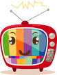 cartoon retro tv