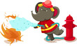 Fireman elephant