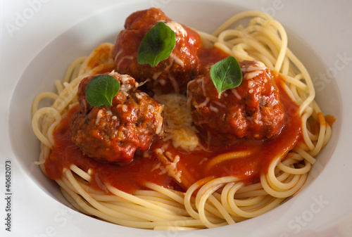 Photo: Spaghetti and Meatballs Spaghetti and Meatballs