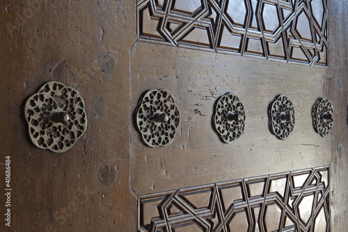 Photo: Door patterns of Selimiye Mosque Door patterns of Selimiye Mosque