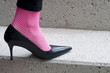 Damenschuh verrückt