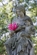 Photo: Old cemetery angel sculpture made of stone Old cemetery angel sculpture made of stone